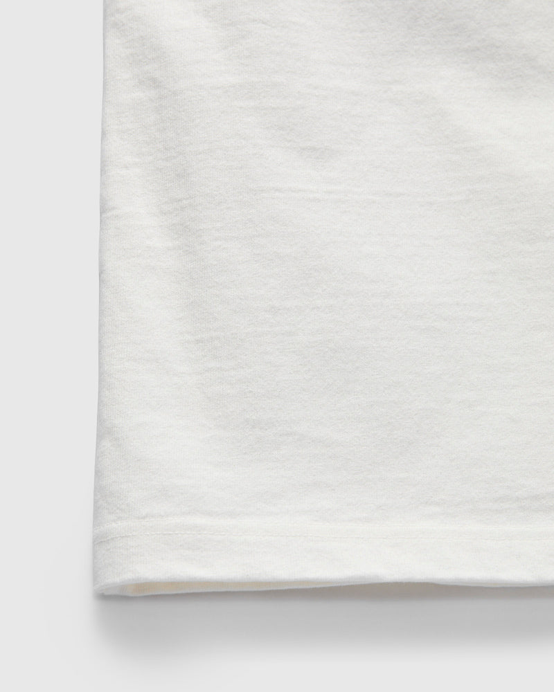 Heavyweight Pigment Dye Pocket T-Shirt in White