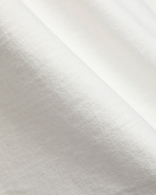 Heavyweight Pigment Dye Pocket T-Shirt in White