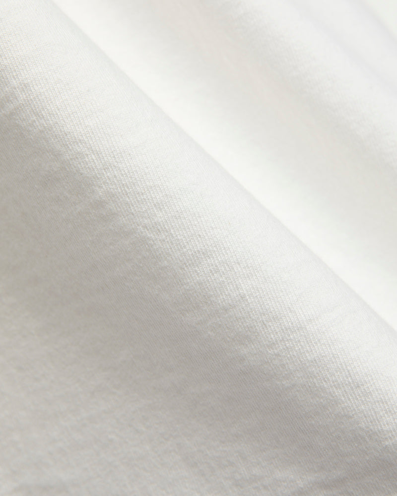 Heavyweight Pigment Dye Pocket T-Shirt in White