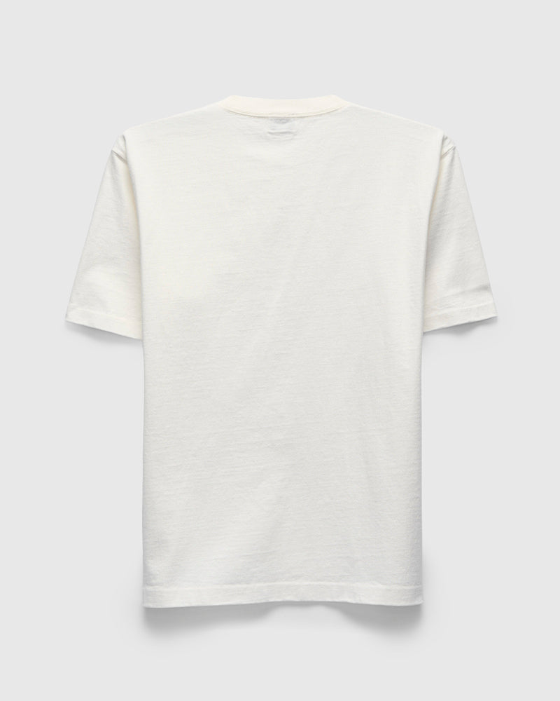 Heavyweight Pigment Dye Pocket T-Shirt in White