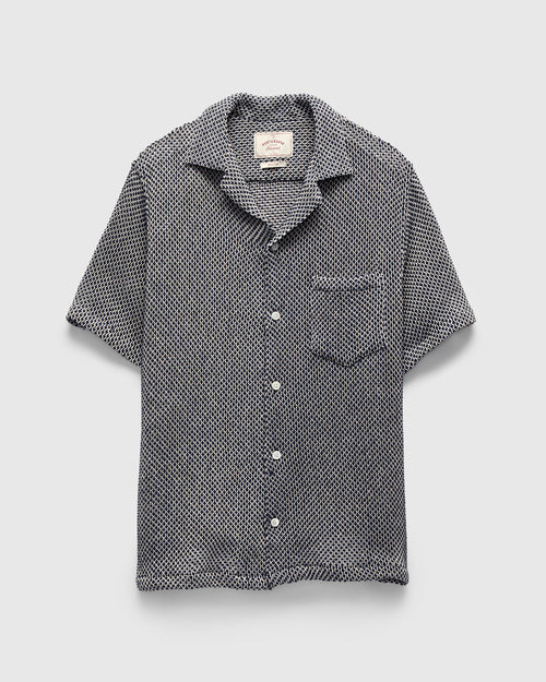 Agora Knit Shirt in Navy