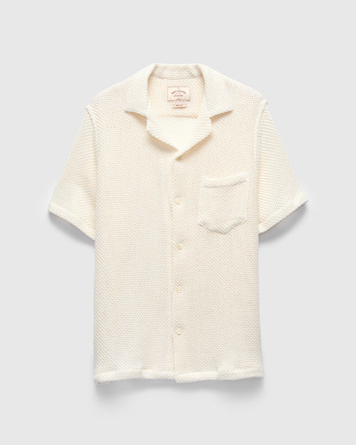 Agora Knit Shirt in White