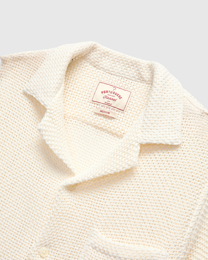 Agora Knit Shirt in White