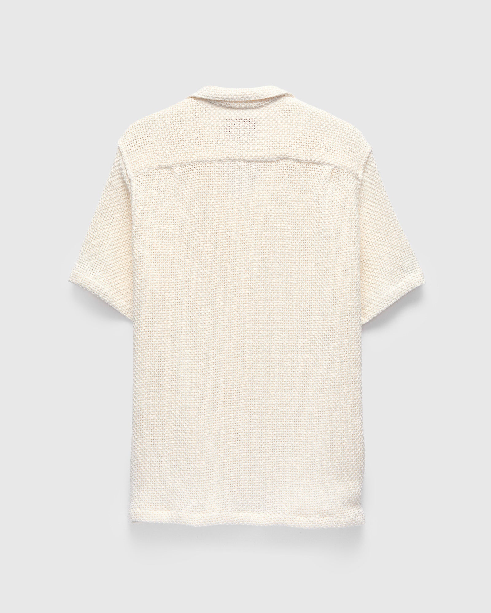 Agora Knit Shirt in White – Blue Owl Workshop