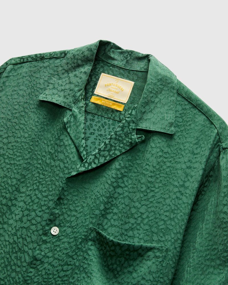 Finger Print Shirt in Green
