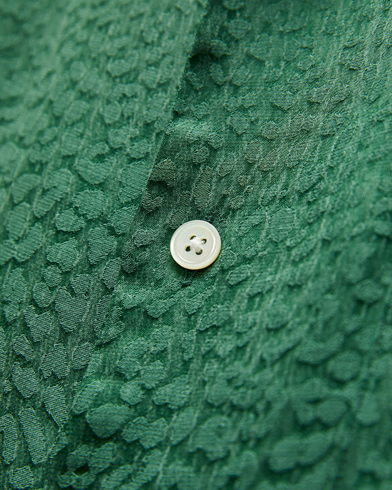 Finger Print Shirt in Green