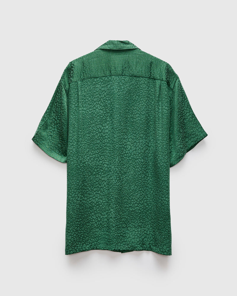 Finger Print Shirt in Green