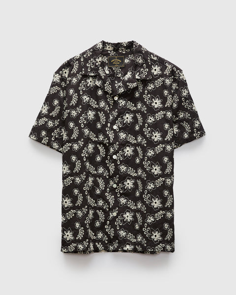 Folclore 4 Embroidery Shirt in Black – Blue Owl Workshop