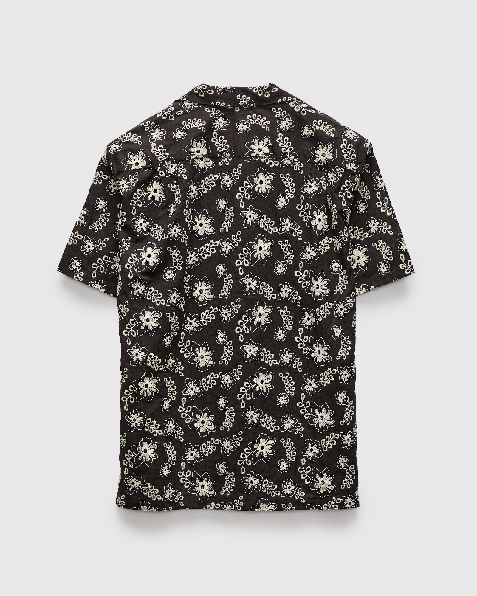 Folclore 4 Embroidery Shirt in Black – Blue Owl Workshop