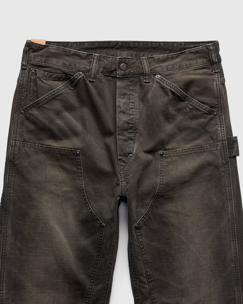 Hamilton Carpenter Pants in Distressed Black