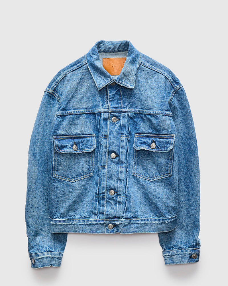 13oz 1954XX Denim 2nd Jacket in Used Blue