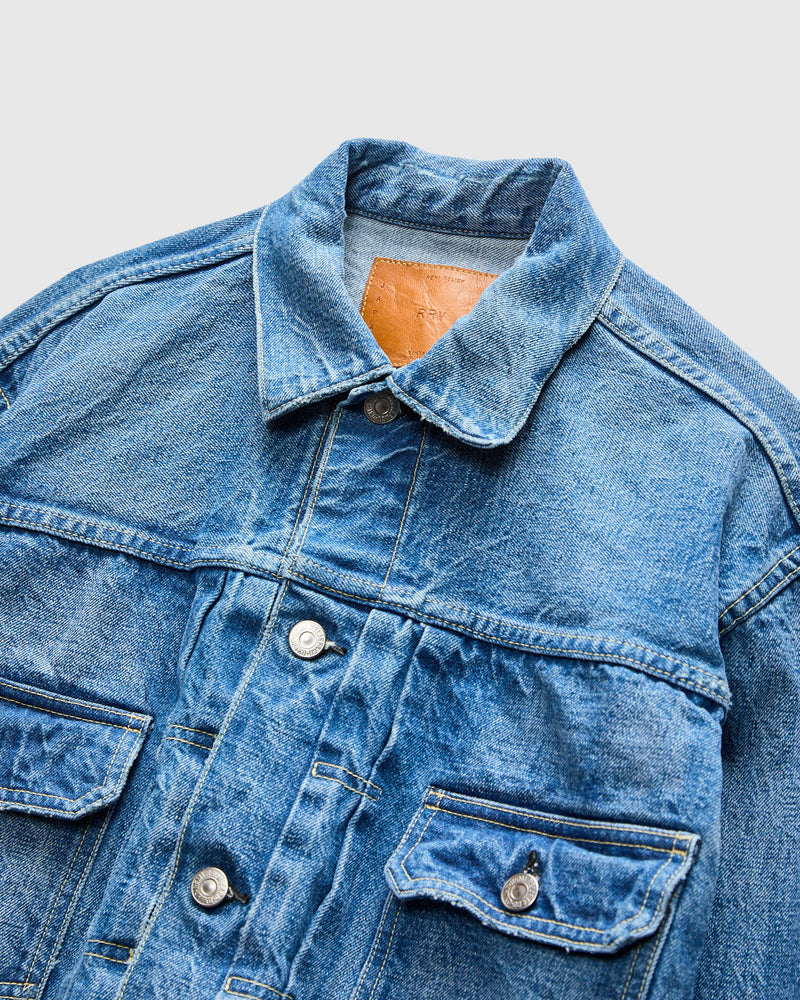 13oz 1954XX Denim 2nd Jacket in Used Blue