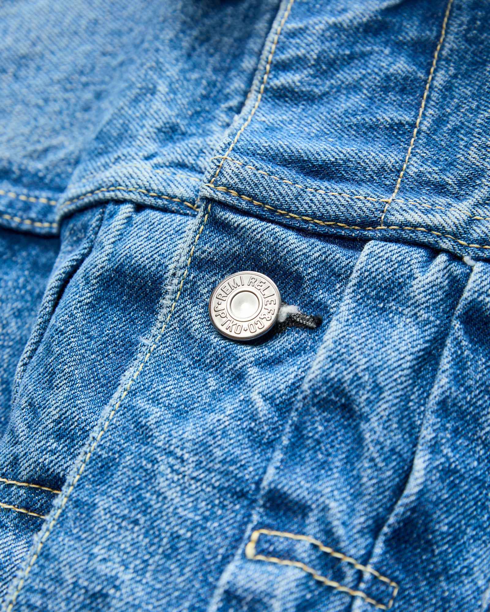 【R商品】efu vintage wide denim jacket 13oz 1954XX Denim 2nd Jacket in Used Blue – Blue Owl Workshop