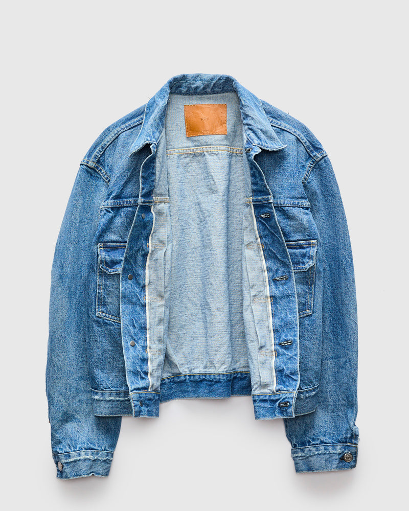 13oz 1954XX Denim 2nd Jacket in Used Blue