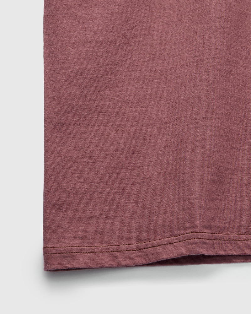 Heavyweight Solid T-Shirt in Ankoh Red