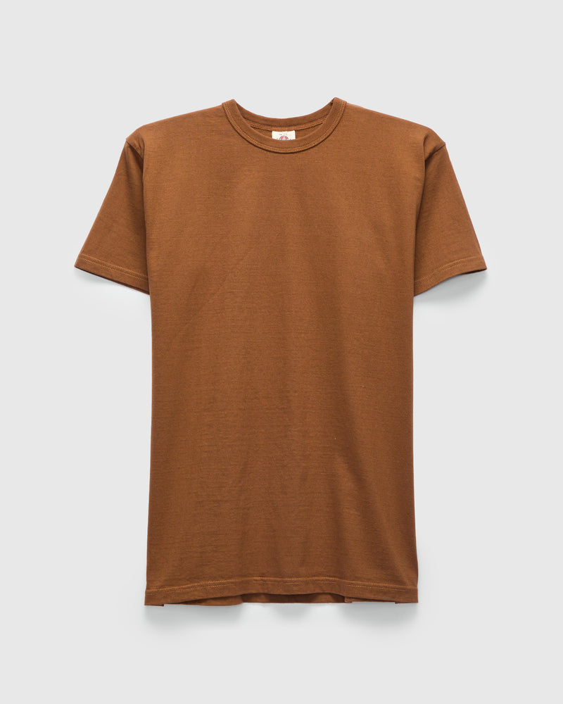 Heavyweight Solid T-Shirt in Brown