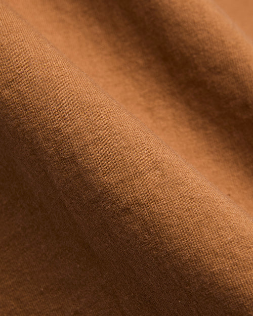 Heavyweight Solid T-Shirt in Brown