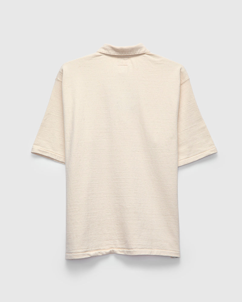 "Samurai Cotton Project" Polo Shirt in Natural
