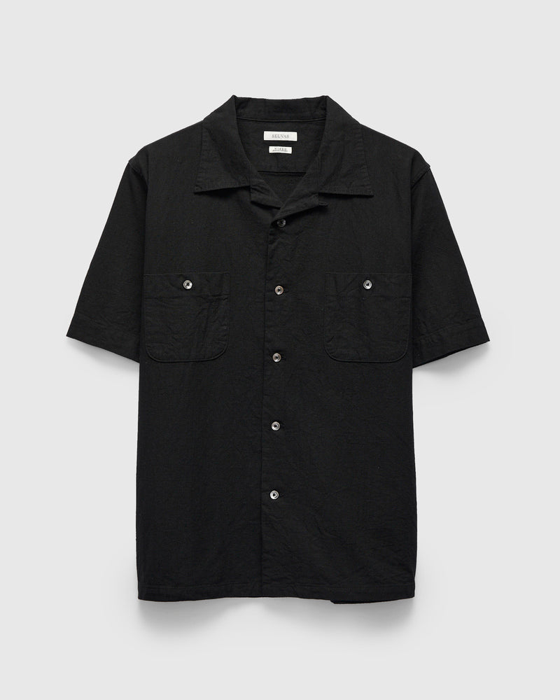 Amundsen Holiday Shirt in Black