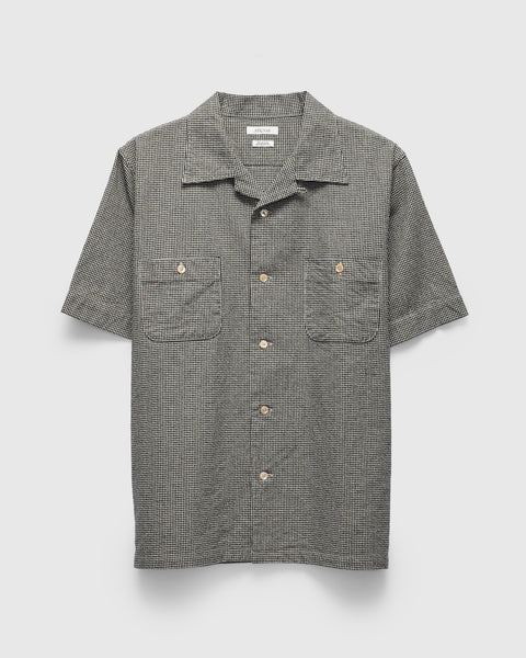 Amundsen Holiday Shirt in Mini Check – Blue Owl Workshop