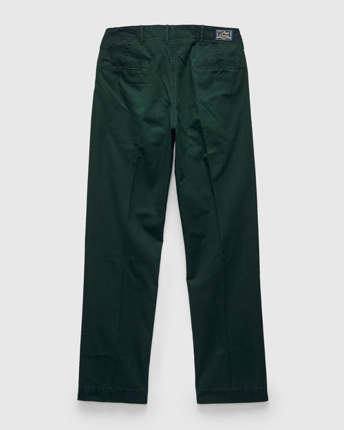 Overdye Chino Pants in Indigo Green