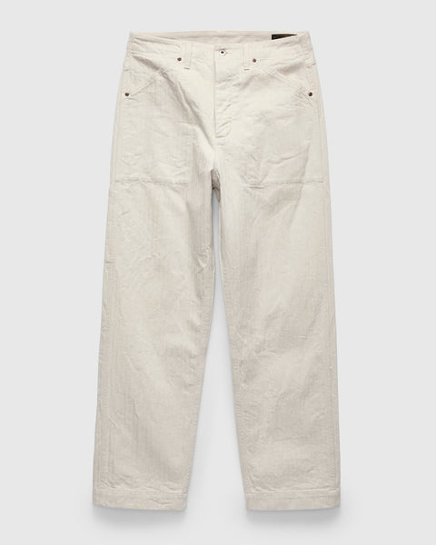 OR-1136 Painter Pants in Ivory – Blue Owl Workshop