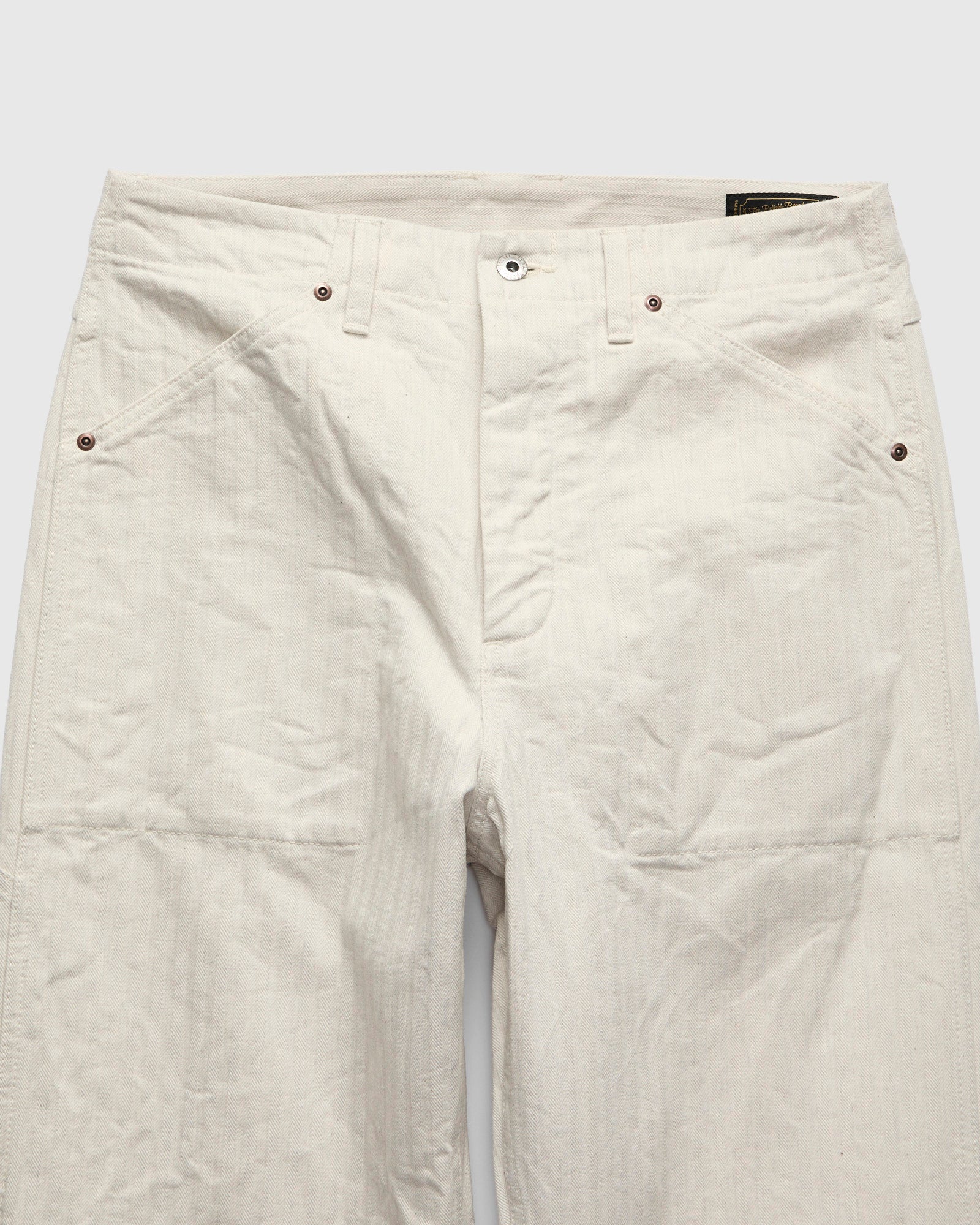 OR-1136 Painter Pants in Ivory – Blue Owl Workshop