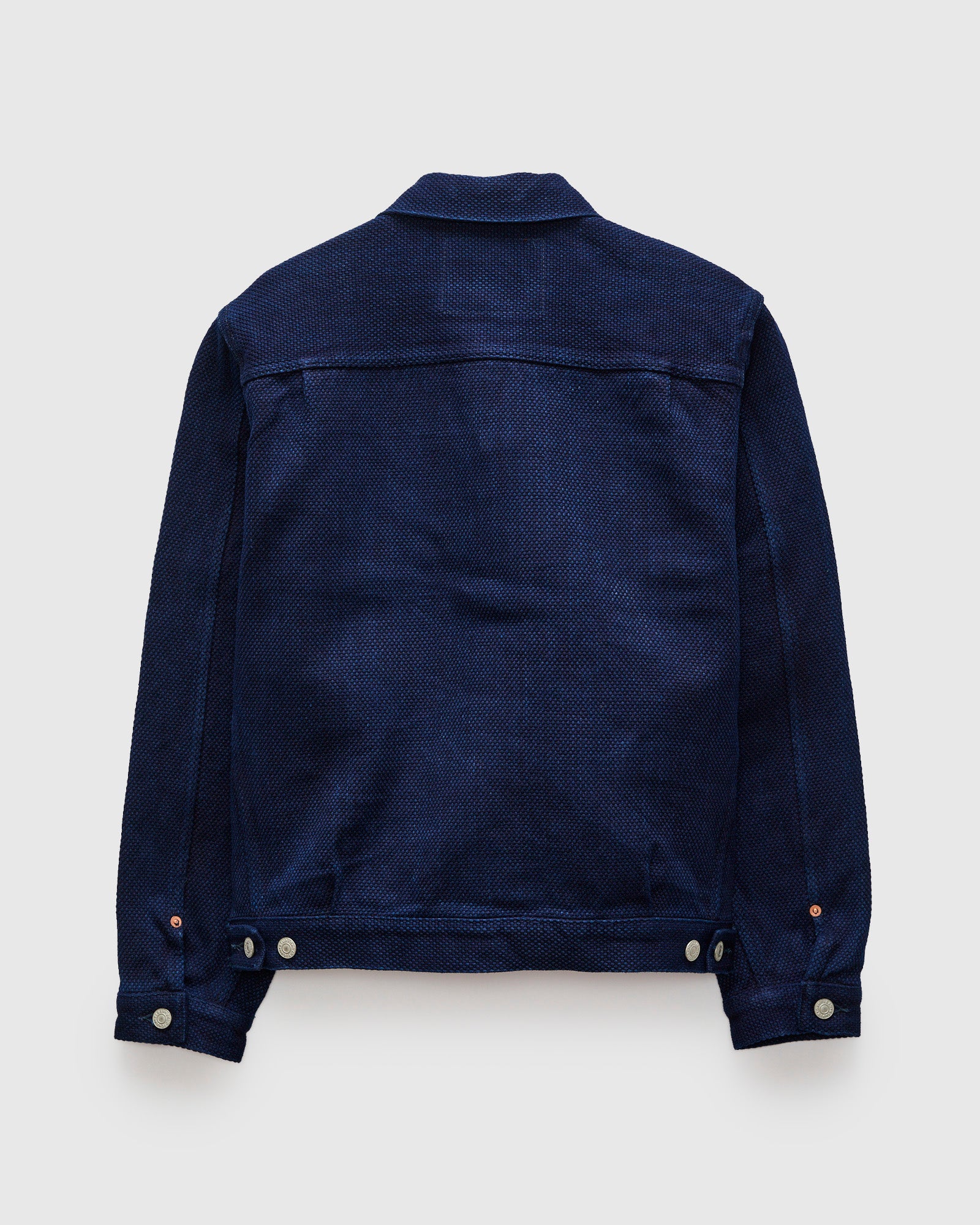d*2様 SASHIKO LINEN CLASSIC JACKET Kai D Utility — Sashiko Chore Jacket - Indigo - M, L