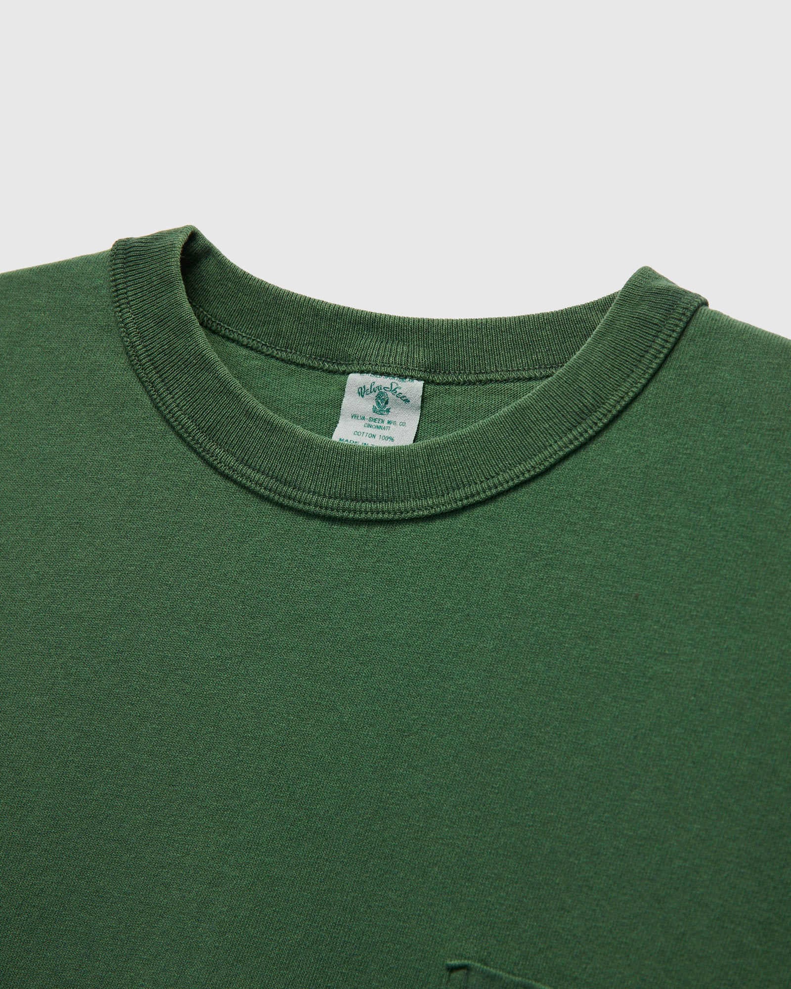 Pigment Dyed Pocket Tee in Fatigue Green – Blue Owl Workshop