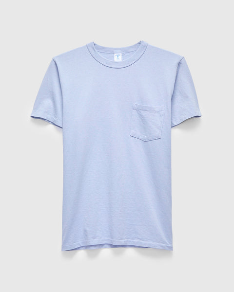 Pigment Dyed Pocket Tee in Fuji – Blue Owl Workshop