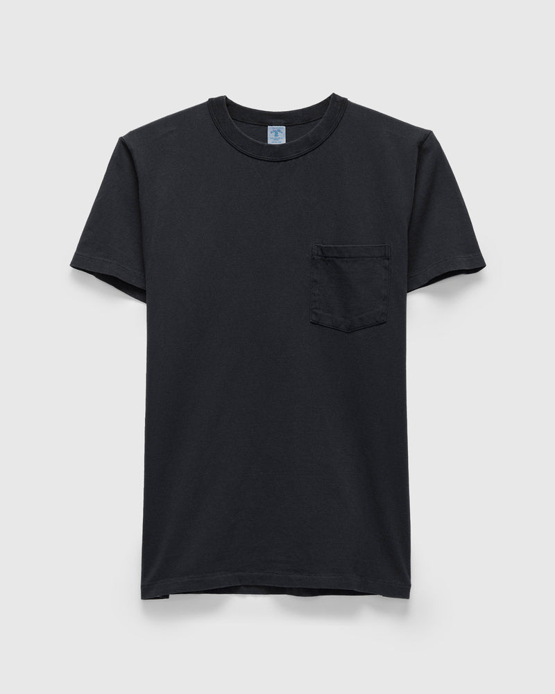 Pigment Dyed Pocket Tee in Black