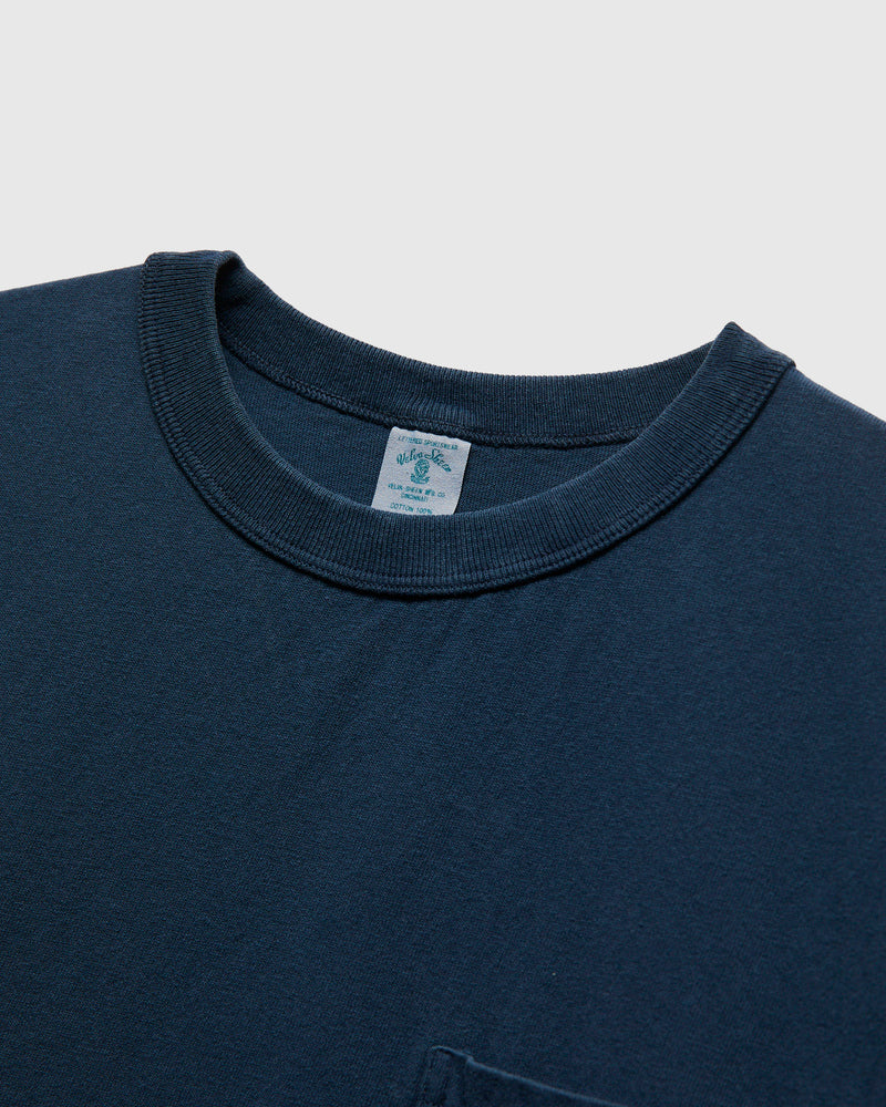 Pigment Dyed Pocket Tee in Navy