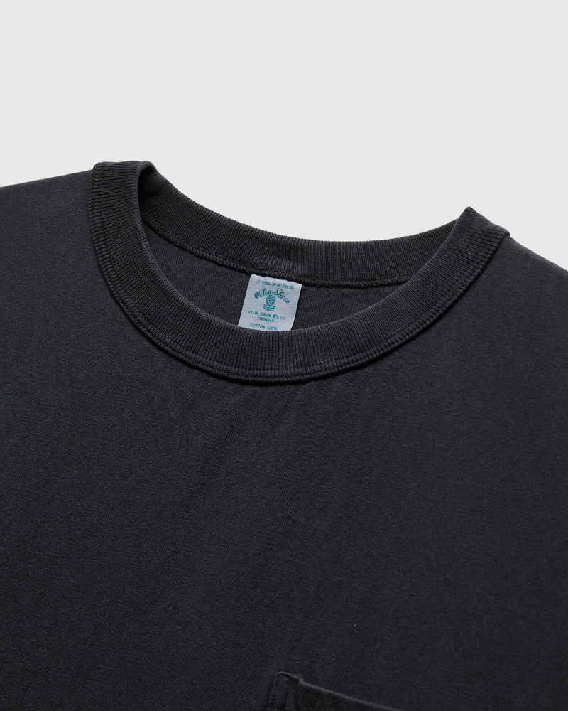 Pigment Dyed Pocket Tee in Black