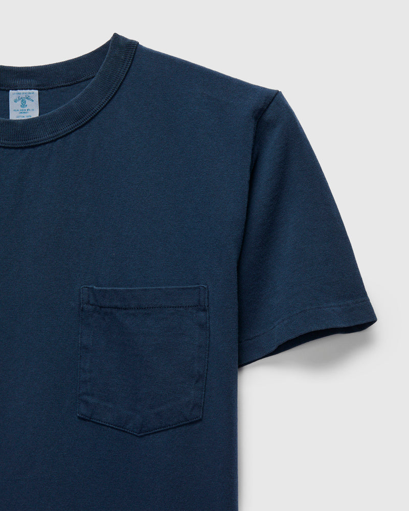 Pigment Dyed Pocket Tee in Navy