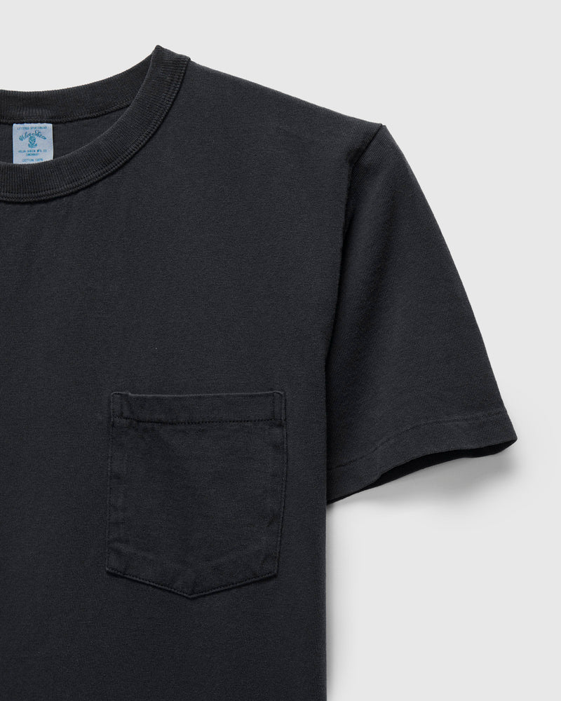 Pigment Dyed Pocket Tee in Black