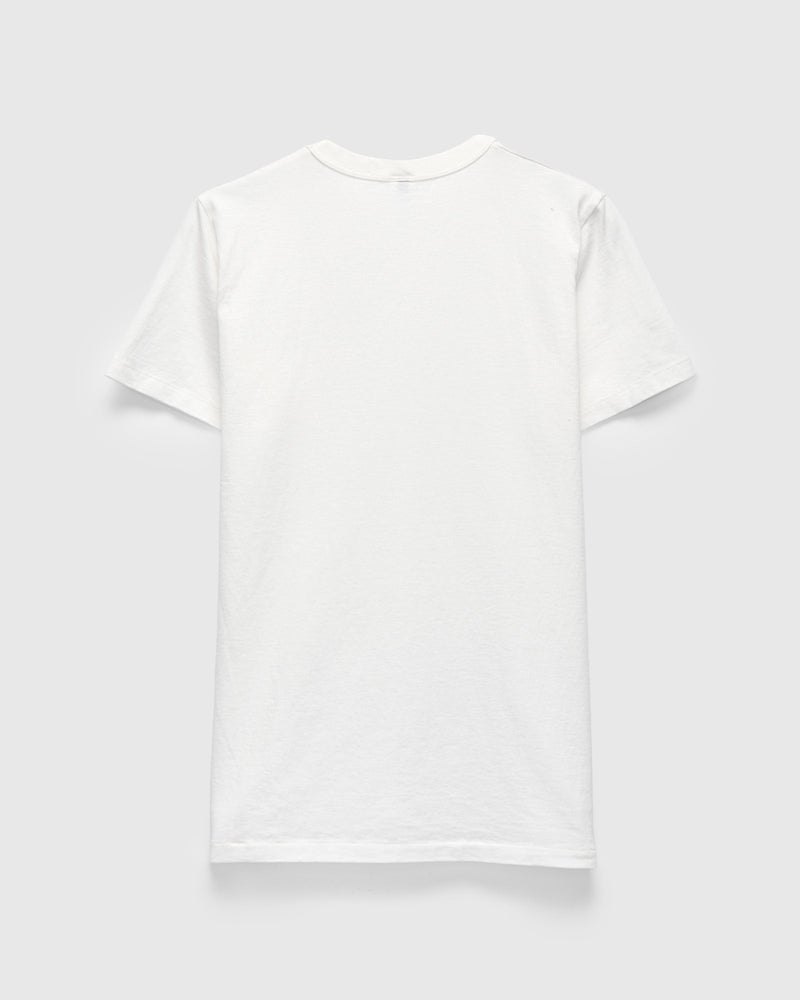 Pigment Dyed Pocket Tee in Off-White