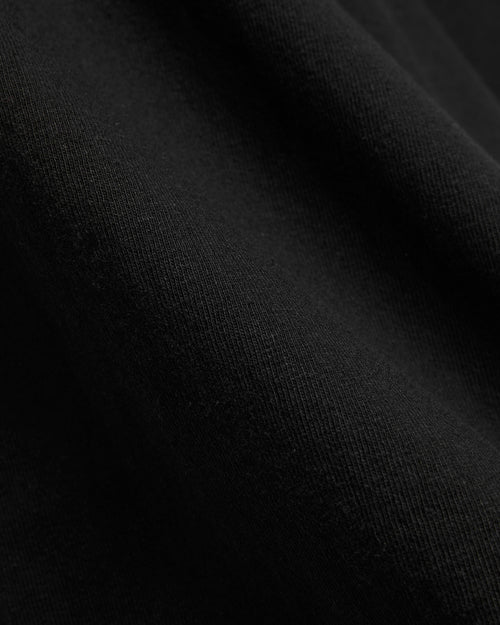 ELS Recycled Cotton Slub T-Shirt in Black