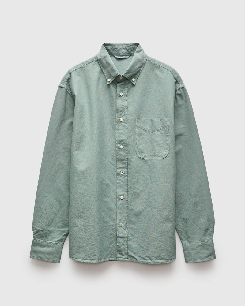 Big Oxford Shirt in Garment Dyed Eucalyptus