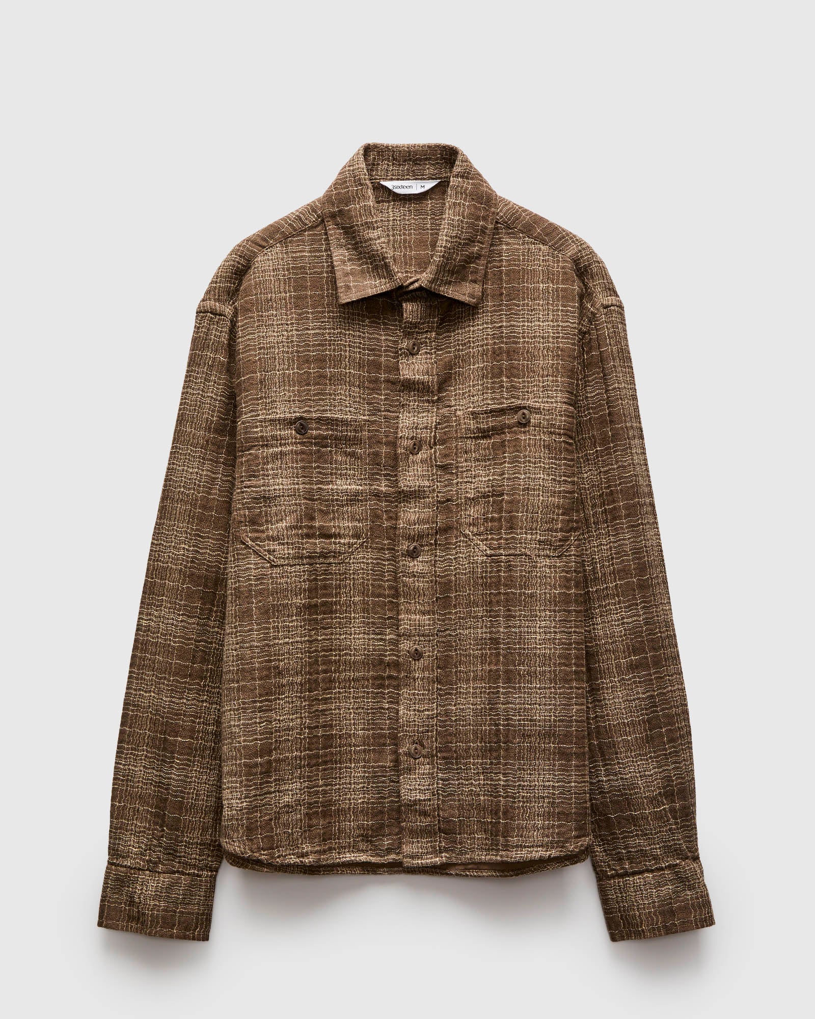 Utility Shirt in Drab Wavy Check – Blue Owl Workshop