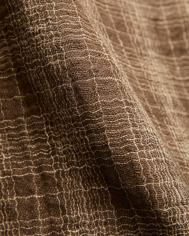 Utility Shirt in Drab Wavy Check