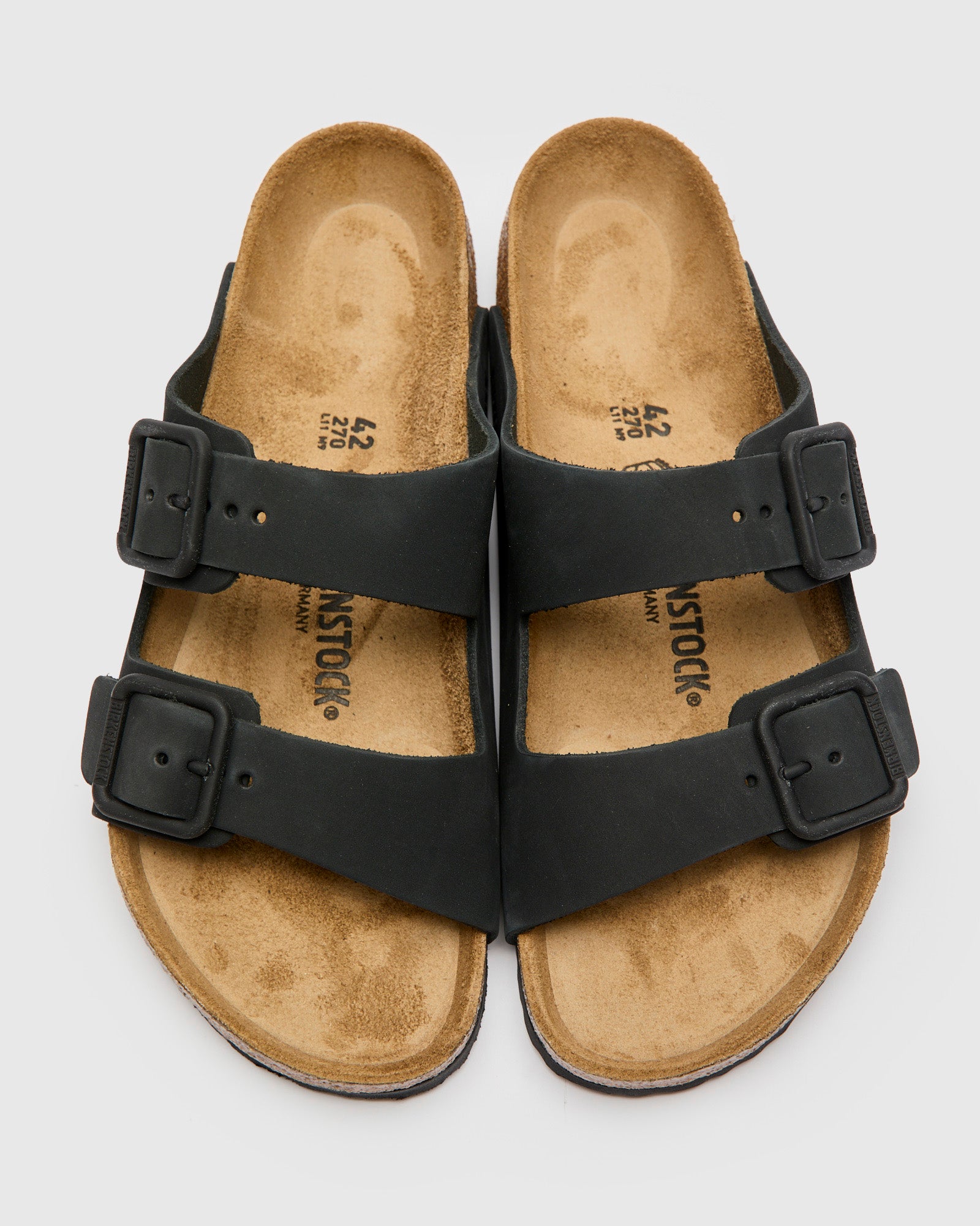 Arizona Wire Buckle Sandal in Black Nubuck – Blue Owl Workshop