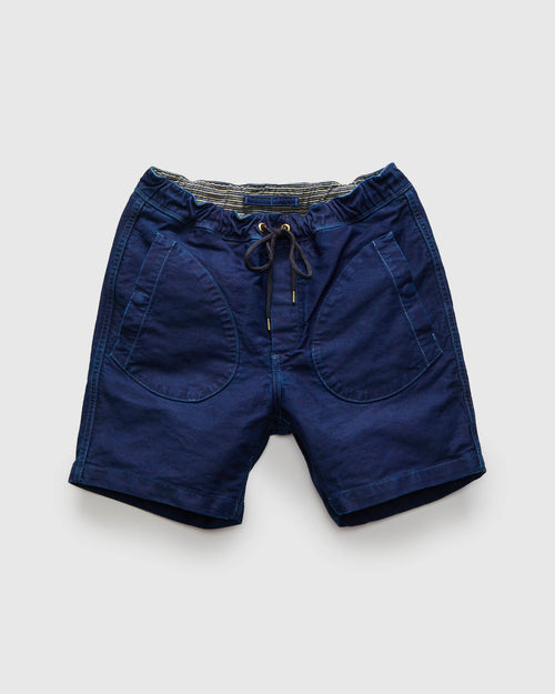 Deck Short in Indigo Jungle Cord