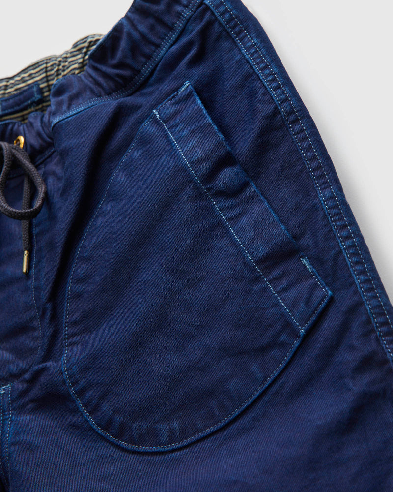 Deck Short in Indigo Jungle Cord