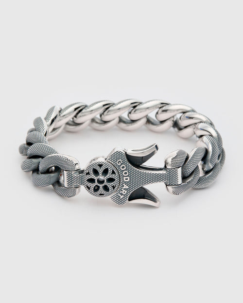 2A Goosebumps Model 10 Bracelet Size B in Sterling Silver