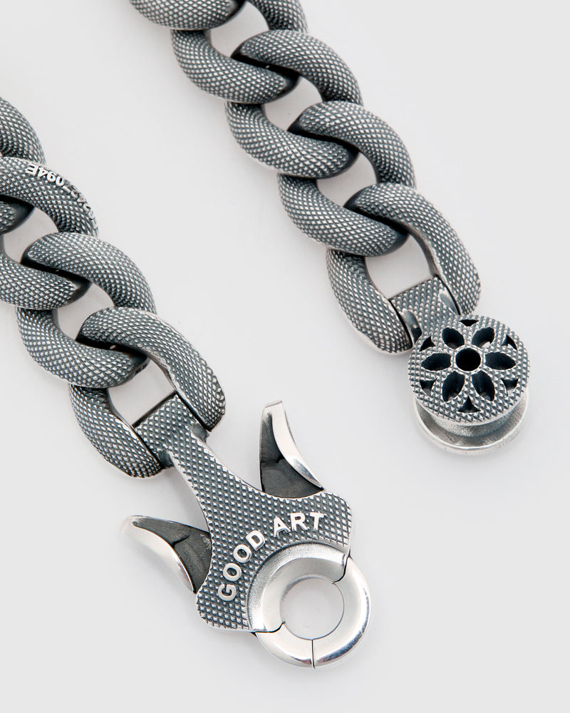 2A Goosebumps Model 10 Bracelet Size B in Sterling Silver
