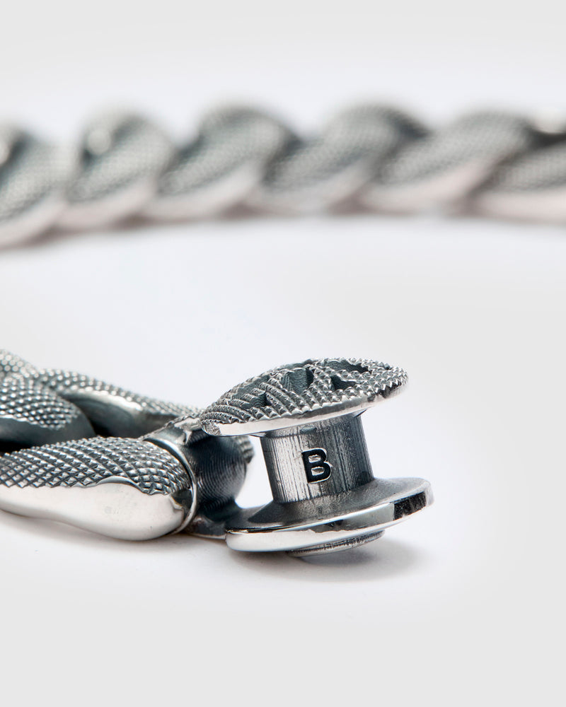 2A Goosebumps Model 10 Bracelet Size B in Sterling Silver