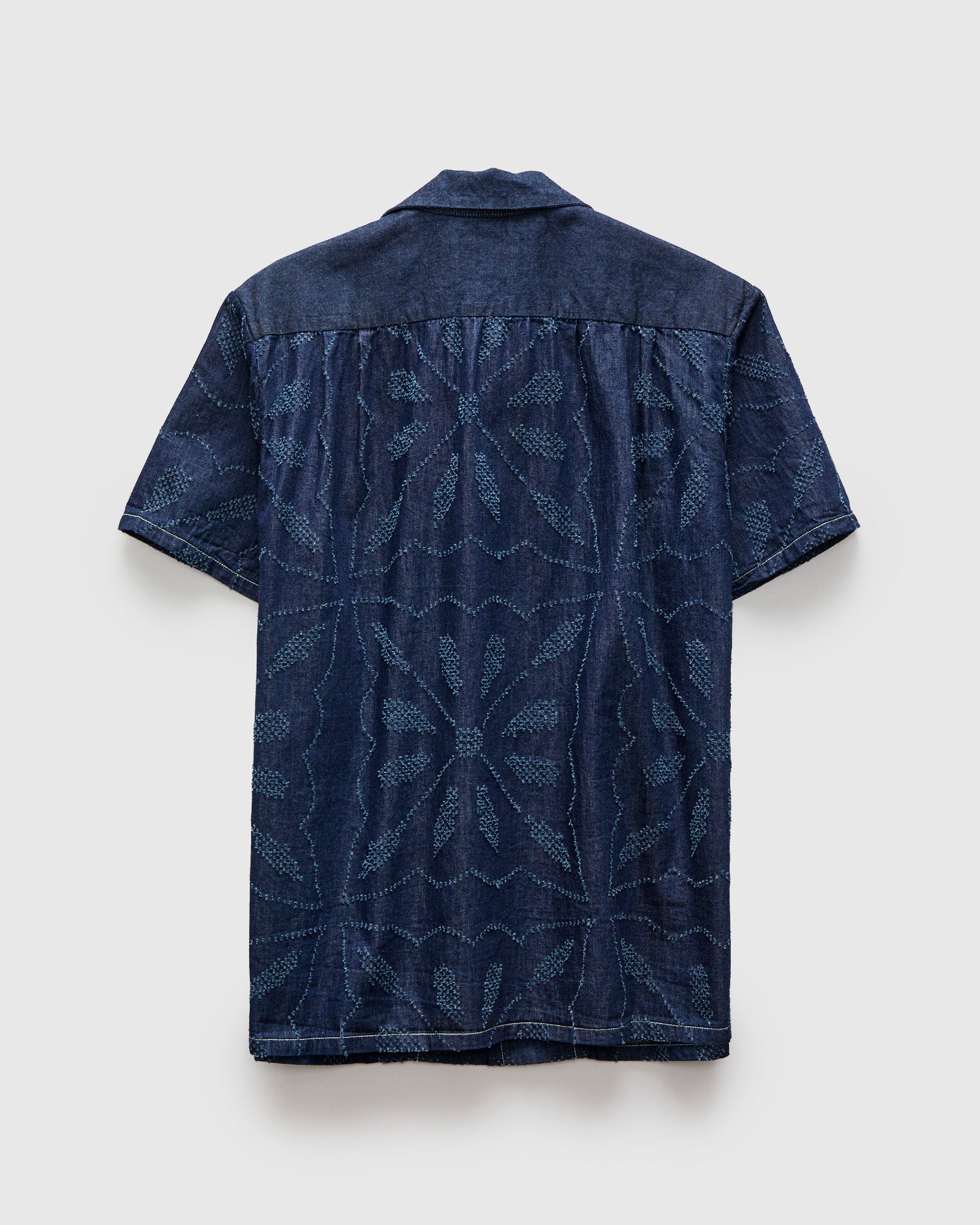 Aloha Shirt in Indigo Fireworks – Blue Owl Workshop