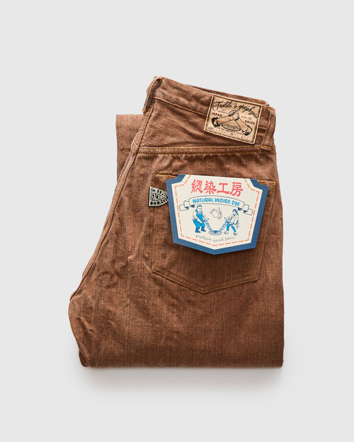 "Persimmon x Aizome" 13oz Nep Selvedge Denim - Regular Straight Fit