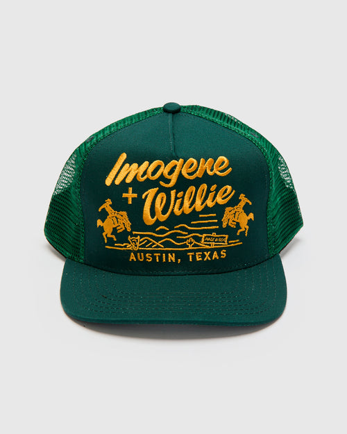 Bronco Trucker Cap in Green