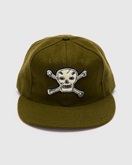 Hellcats Cap in Olive Wool